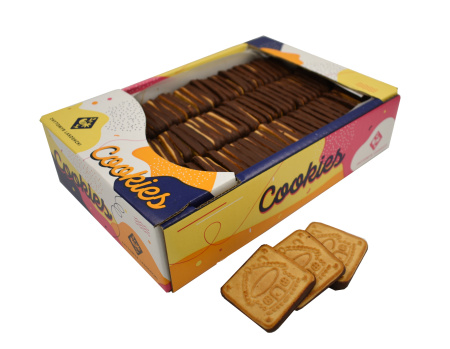 Печиво цукрове частково глазуроване "ХуторОк!" (ящ1,2)